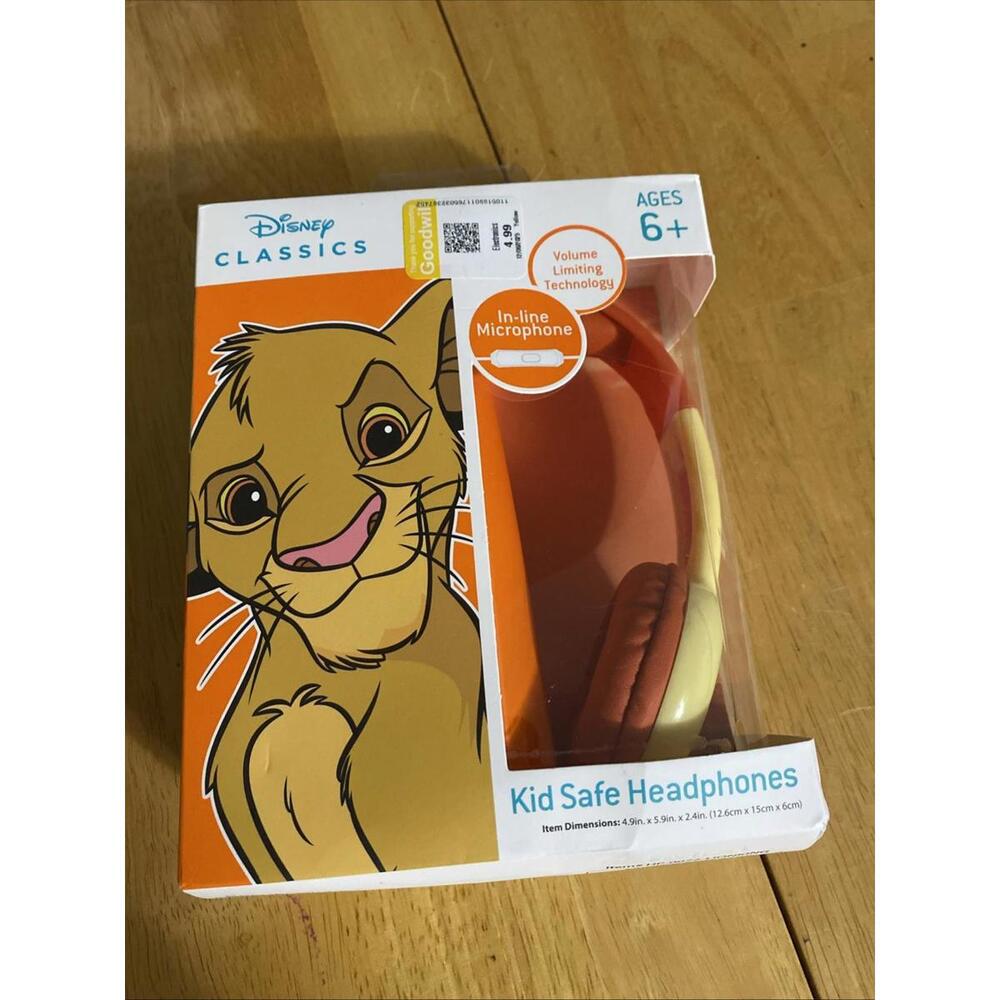 Disney Classics Kid Safe Headphones Lion King Simba Pumba Timon Lion King Kids